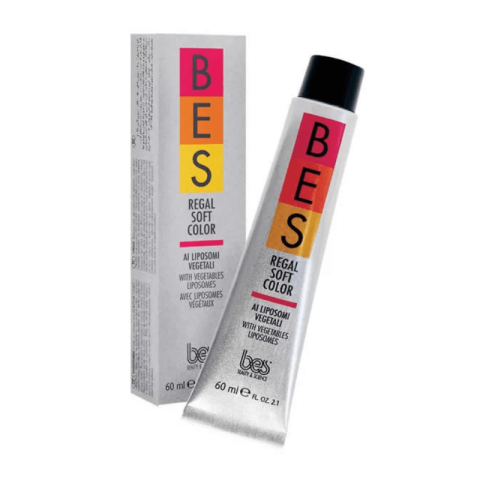 A silver tube and box of Soft Color ML 60 hair dye, accented with bold red, orange, and yellow details printed on the packaging.