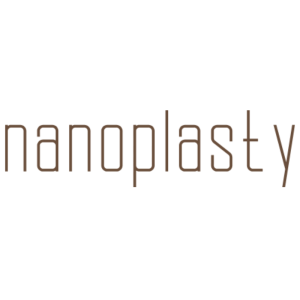 The Nanoplasty Intro Kit’s name is displayed in a brown, minimalist, sans-serif font on a white background.